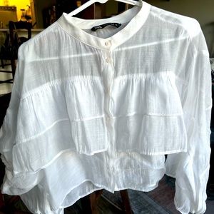 White Zara Blouse